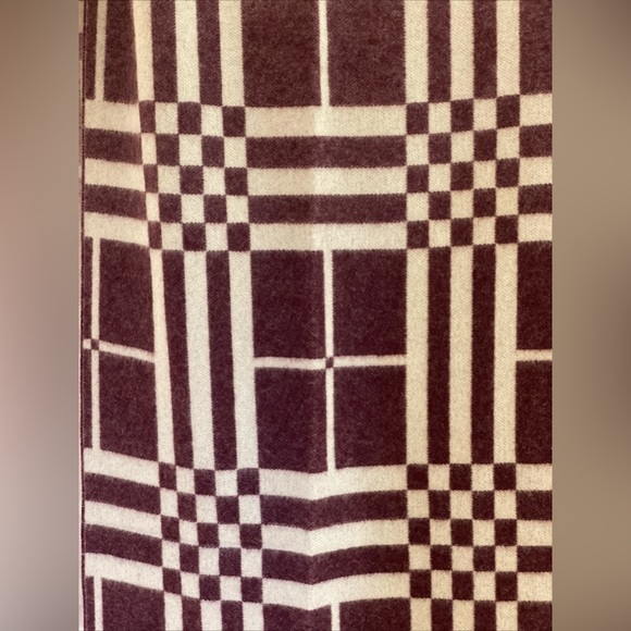 Burberry OMBRE CASHMERE CHECK JACQUARD SCARF 79”x 18” MADE IN ITALY VGC! - Picture 11 of 13